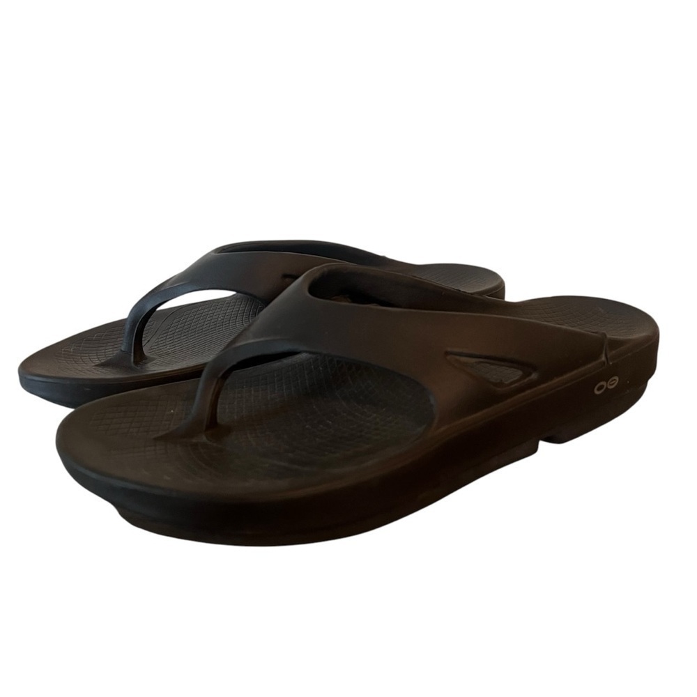 OOFOS Unisex OOriginal Black Flip Flop Sandals Comfort Recovery EU 45